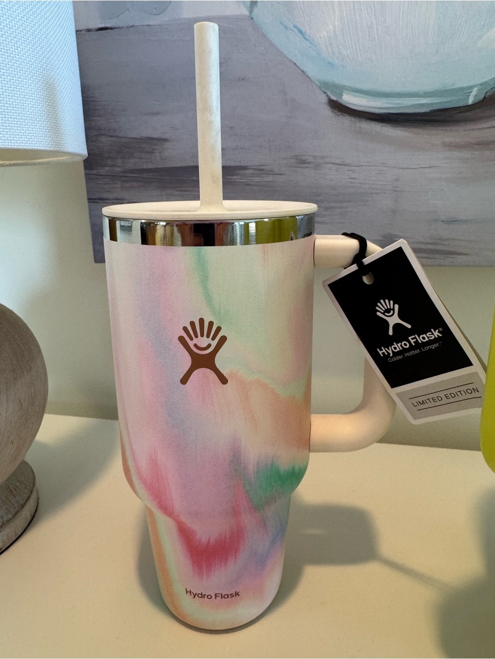 Brand New Limited Edition Hydro Flask 32 oz All Travel Tumbler Sugar Rush